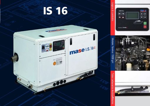 Picture of 003754 marine genset is 16 vs m50.230*il4 g